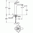 Смеситель для раковины высокий Grohe Eurostyle New 23570LS3