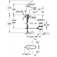 Смеситель для раковины Grohe Eurostyle New 23707003