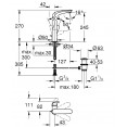 Смеситель для раковины высокий Grohe Eurostyle New 23718003