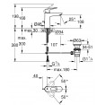 Смеситель для раковины Grohe BauLoop 23762000