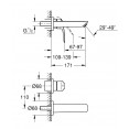 Смеситель для раковины настенный встраиваемый Grohe Eurosmart 2021 29337003