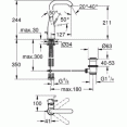 Смеситель для раковины высокий Grohe Essence New 32628001