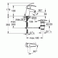 Смеситель для раковины низкий Grohe Eurosmart 32926002