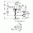 Смеситель для раковины низкий Grohe Eurosmart 33265002