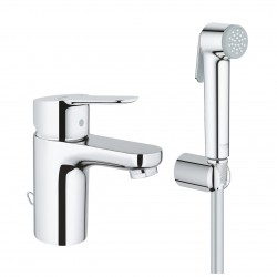 Смеситель для раковины с душем с минибиде лейкой Grohe Bauedge 23757000