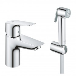 Смеситель для раковины с душем с минибиде лейкой Grohe Bauedge New 23757001