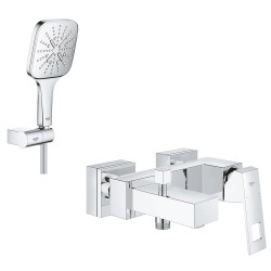 Смеситель для ванны с душевым гарнитуром Grohe Eurocube SmartActive 130 2314026588