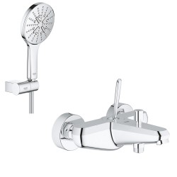 Смеситель для ванны с душевым гарнитуром Grohe Eurodisc Joy SmartActive 130 2343126580