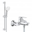 Смеситель для ванны с душевым гарнитуром Grohe Bauedge New 2360427924