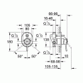 Смеситель для ванны встраиваемый без излива Grohe Bauclassic 29047000