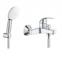 Смеситель для ванны с душевым гарнитуром Grohe BauCurve 2359926084
