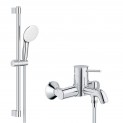 Смеситель для ванны с душевым гарнитуром Grohe BauClassic 3286527924