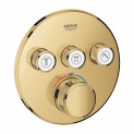 Термостат для душа встраиваемый без подключения шланга Grohe Grohtherm SmartControl 29121GL0 (холодный рассвет, золото глянцевое)