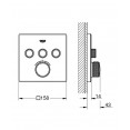 Термостат для душа встраиваемый без подключения шланга Grohe Grohtherm SmartControl 29157LS0