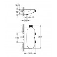 Термостат для душа с подключением шланга Grohe Grohtherm SmartControl 34714000