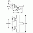 Термостат для ванны с изливом Grohe Grohtherm 3000 Cosmopolitan 34276000