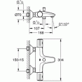 Термостат для ванны с изливом Grohe Grohtherm 800 34576000